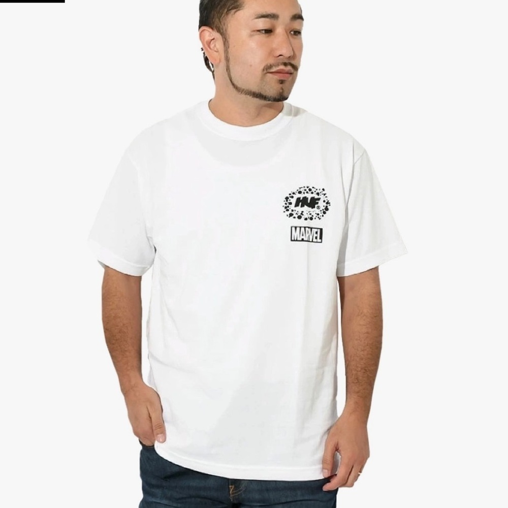 NWOT MARVEL HUF Galactic White Graphic T-Shirt Size Large